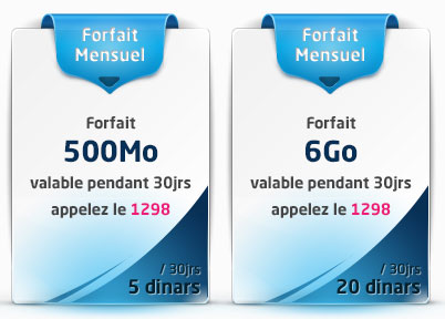 Forfait 6Go valable pendant 30jrs Forfait 6Go valable pendant 30jrs